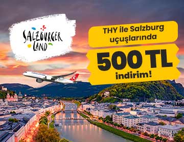 Salzburg Uçuşlarında 500 TL İndirim!